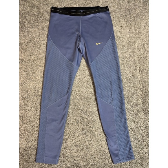 Nike Pro Icon Clash Warm Running Training Tights Women's Large DM1617-499 EUC - Picture 1 of 11